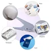 Punch Mushroom Discbound Hole Punch Puncher Handheld DIY Paper Cutter wz Ruler for Disc Ring Planner TType Office School Stationery