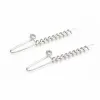 20pcs Miękkie złącze do przynęty PESCA 45/60 mm Worms Przynęty Pins Spring Blokada do stałej igły zatrzasku Miękkie przynęty