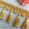 3yard/lot European Curtain Lace Trim Tassel Fringe Tassel hangende oren bank kleding tafelkleed diy trouwhuis decoratie