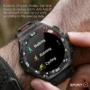 Montres 2023 New Amoled Smart Watch Men Bluetooth Call Clock Horloge Outdoor Sports Fitness Health Surveillance Montres Smartwatch imperméable Men