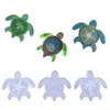 DIY Turtle Shape Keychain Silicone Epoxy Mold Diy Ornaments hängsmycken Crafting Mold For Valentine Love Gift