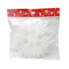 Schuim sneeuwvlok decoraties kerstboom hangende ornamenten 7,8 inch diameter sneeuwvlokken raam decor diy ambacht