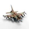 JC Wings F16 Plano Modelo 1:72 A escala é F-16i Fightle Model Diecast Alloy Plane Aircraft Modelo de brinquedo estático para fãs colecionar