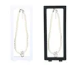 PET Membrane Accessories Jewelry Necklace Pendant Packaging 3D Display Box Bague Jewellery Presentation Stand Holder Rack 923cm1087838