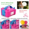 Ballon électrique Balloon Pompe à air Dualnozzle Globos Machine Blower for Party Arch Colonne Stand gonflable 240328