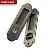 Lançamento de porta deslizante Prata de ouro para o escritório Hardware da porta do banheiro Diy Rarelock MS420 C