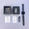 Orologi Kumi GW1 Smart Watch Men Sport Fitness Termometro Monitoraggio della pressione sanguigna IP67 Smartwatch impermeabile per telefono Android iOS