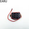 DIY rouge bleu numérique mini module d'affichage DC2.5V-32V DC0-100V Voltmeter Tension Testeur Panneau Panneau Panneau pour moto