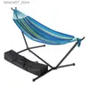 Hammocks O cabide e o suporte da tira estão dentro da bolsa com dimensões do cabide de 98,43 x 59.06 (comprimento x largura) e uma capacidade de carga de 250 librasq