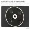 Skivspelare rekordvikt stabilisator skiva skivspelare vinyl vibration reducer ljud mettalica cd inspelare poster poster