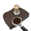 Espresso Coffee Tamper Mat Silicon Rubber Corner Slip Resistant Pad Tool Holder Barista Tamping 210309331R