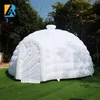 Grande tenda gonfiabile cupola da 6 metri Tenda igloo bianca per lo spazio degli eventi