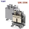 5PCS DINレールユニバーサルスクリューターミナルブロックUIK-35 UK-35N MORSETTIERAワイヤ電気ターミナルブロックコネクタブラスボルニエ