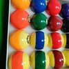 57,25 mm boules de piscine 16pcs Ensemble complet de 2 1/4 pouces billard billard accessoires