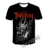 Cavving 3D drukowane Trivium Band Casual T-Shirts Hip Hop T koszule Harajuku Style Tops Ubranie dla mężczyzn/kobiet H02