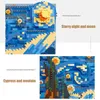 MOC Creative World Famous Paintings The Great Wave of Kanagawa The Starry Night Mini Size Building Blocks Bricks Toys For Kids