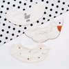 3Pcs Summer Thin Cotton Gauze Bib Round Petal Infant Baby Bib Absorbent Four-layer Gauze Drooling Saliva Towel Baby Supplies 240409