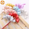10pcs/lot Colorful Artificial Flower Bunch Foam Heart/Star DIY Headwear Accessories Wedding Festival Home Table Decor Supplies