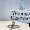 Дизайнер Viviane Westwood Westwood Empress Dowager Dowager Pink Diamond Saturn Chain Collece Fomen