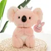 Plush Dolls 23cm Koala Elephant Folivora Plush Soft Fill Animal Doll Decoration Home Home Childrens Gift Toy J240410