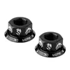 2st Track Axle Nuts Bicycle Wheel BMX Road Track Fixie Vintage Bak/framm10 trummor skruvar