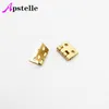 Apstelle 30pcs 10*8mm Mini Metal Hinge for 1/12 House Miniature Cabinet Furniture Brass Hinge Dollhouse Miniature Cabinet Closet