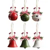 Christmas Bell Jingle Bells Metal Bell Ornament Tree Hanging Pendant for Christmas Decorations New Year Party Kids Toys #W0