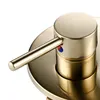 Brushed Gold Shower Set Headshower Mixer Swivel Bath Spout Wall Mount Shower Faucet Diverter Combo for Bathroom With Handshower