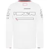 F1 2024 T-shirt del pilota a maniche lunghe Team Formula 1 New Season Fans T-shirt maglietta in jersey casual maglietta da uomo estate