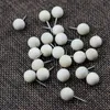 60pcs hölzerne Thumbtack Zeichnung Push -Stifte für Foto Wand Weiche Brett Holzkarton MAD PIN Holz Kopf Positionierungsnadelstifte