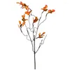 Dekorativa blommor Autumn Color Simulation Wild Berry Leaf Vine Zen Atmosphere Winding Small Branch Flower Arrangement Floral