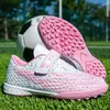 Zapatos de fútbol americanos botas Botas largas Spike Kids Grass Grass Soccer Professional Society Spiers al aire libre Deportes