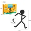 Kids Montessori Educational Wooden Stick Men Puzzle Game Game Kids Hand Hand Fine Motor Training Assemble Toys for Baby Imagination