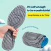 Memory Foam Orthopedic Insoles for Shoes Antibacterial Deodorization Sweat Absorption Insert Sport Shoes Running Pads 240329