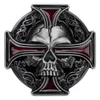 Cross And Skull Diy Metal Belt Buckle For Men