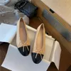 Gratis verzending ballet flats dames designer schoenen jurk platte hakken schoenen vrouw ontwerper blacck beige roze kantoor whitedress luxe loafers womandress bruiloft