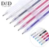 1Pc Heat Erase Pen with 10Pcs High Temperature Disappearing Fabric Marker Refills for Dressmaking Fabric PU Leather Sewing Tools