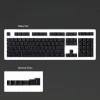 Tillbehör Högkvalitet Thai KeyCaps för mekaniskt tangentbord Svartvit färg 113 Keys ABS OEM