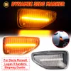 2Pcs Dynamic Amber LED Side Turn Signal Blinker Light for Dacia Logan II Sandero Duster 2018~ Car Styling Indicator Signal Light