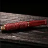 Dernière relief Red Wooden Filter Poncement Papices 10 cm un frappeur Herbe tabac accessoires pour fumer outils porte-cigarette