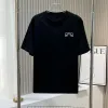 Magliette maschili da uomo Designer di oversize T-shirt petto lettera di ricamo a maniche corta con stampa corta