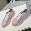 hot sale couples trainers runway designer classic brand thick sole lace up candy patchwork colors outside walking flat with causal women and men flat shoes