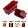 Silicone Baking Molds NonStick Rectangle Cake Pans Mini Loaf Pan Easy Release Bread Toast Mould Kitchen Accessories Pastry Tool- for home baking nonstick cake molds