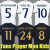 XXXL 4XL MBAPPE Fourth Home soccer jerseys 24 25 Fans Player football shirt VINI JR TCHOUAMENI MODRIC VALVERDE 2023 2024 men kids reAL mADRIds BELLINGHAM uniform