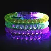 2 pezzi rave a led party bracciale bracciale bagliore lampeggiante luce luminosa bambini adulti bar bar cosplay nozze navidad natalizia