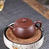 Yixing Tea Pot Purple Clay Stop Scoop Beli.