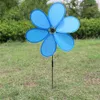 Suower Wind Spinners Lawn Pinwheels Windmill Party Pinwheel Wind Spinner för Garden Lawn Decor Kids Toys Yard Ornament