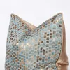 Pillow Light Luxury Jacquard Cover High Grade Embroidery Mosaic Geometric Decorative Pillows Home Sofa Bed Backrest Pillowcase