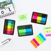 5 Stück Lytwtws Sticky FiloFax Office School versorgt stapffeicherte Regenbogenfluoreszenzindex Notizen Notizen Memo Pads