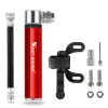 West Cykling Mini Bicycle Pump Aluminium MTB Bike CO2 Inflator för basket Inflator Isolerad ärm Luftcykling Bike Ball Pump